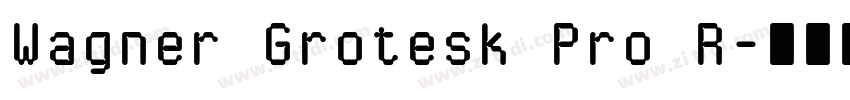 Wagner Grotesk Pro R字体转换 Wagner Grotesk Pro R字体转换